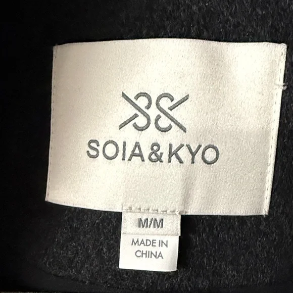 Soia & Kyo 🖤 Ilana Wool-Blend Coat - Picture 5 of 9